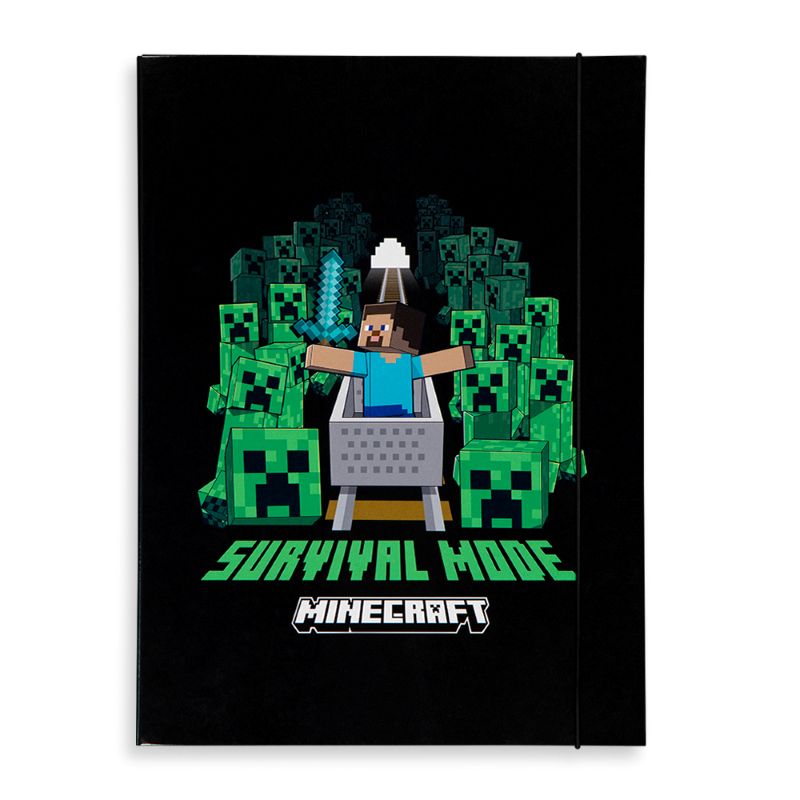 Папка с ластик Minecraft Creepers, 2 вида, Асортимент