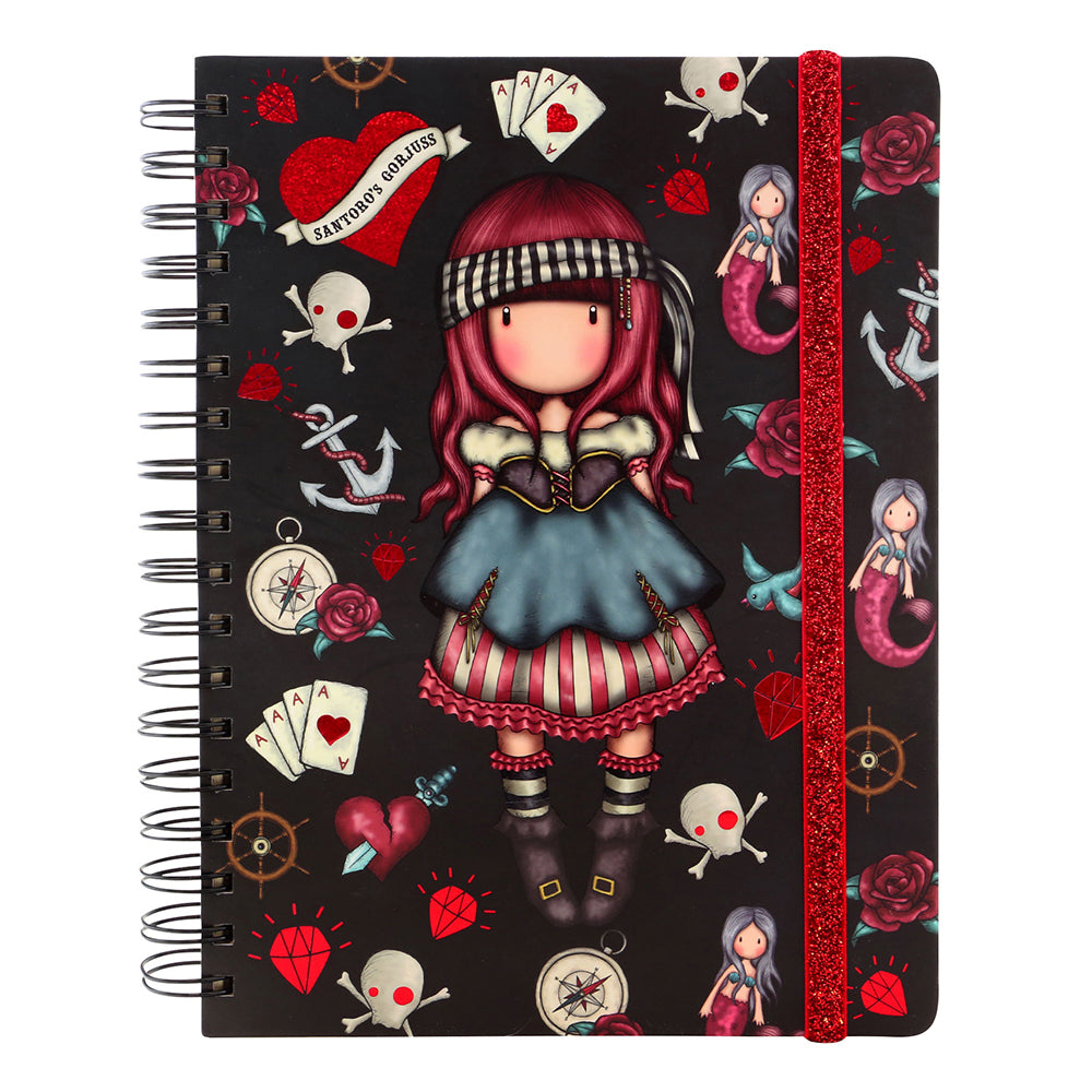 Голям дневник с Wirobound Santoro Gorjuss Mary Rose
