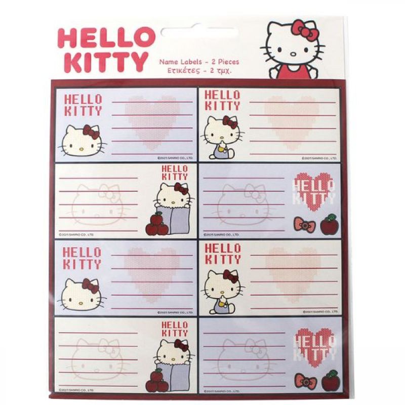 Етикети за тетрадки HELLO KITTY