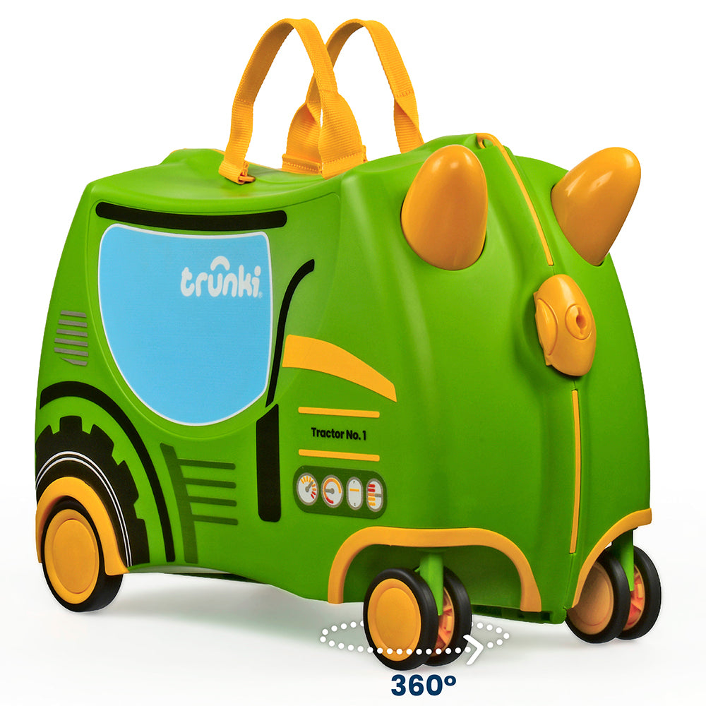Детски куфар Trunki Tilly the Tractor Green