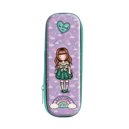 Метална кутия с цип Santoro Gorjuss Be Kind To Our Planet