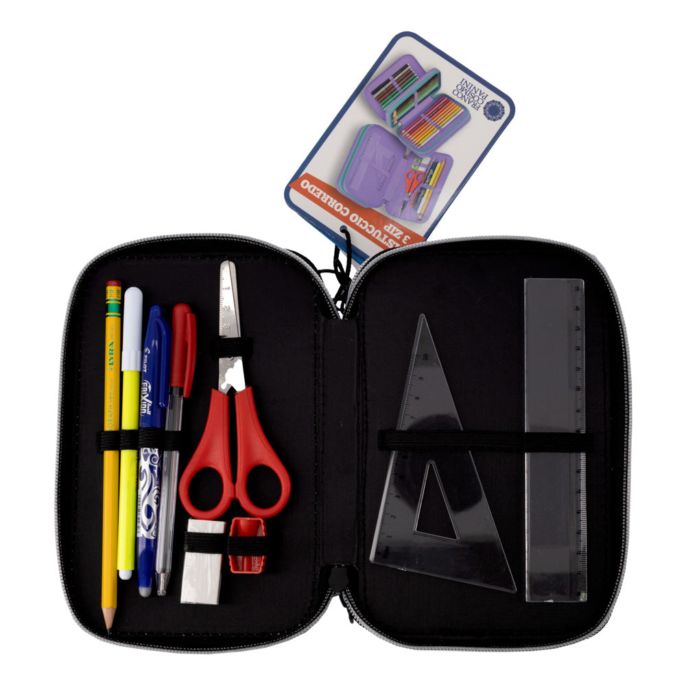 Ученически троен несесер Fortnite Lamas camouflage