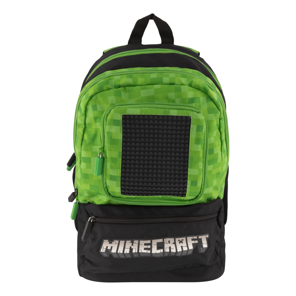 Ученическа раница Minecraft Creeper pixel
