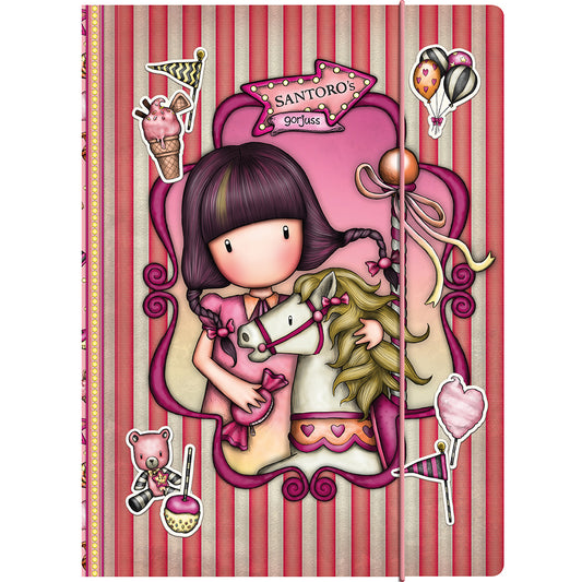 Папка с ластик Santoro Gorjuss Carousel