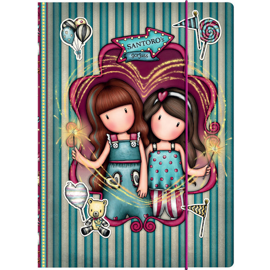 Папка с ластик Santoro Gorjuss Fireworks