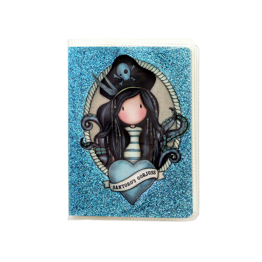 Блестящ бележник Santoro Gorjuss, Black Pearl