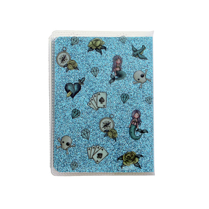 Блестящ бележник Santoro Gorjuss, Black Pearl