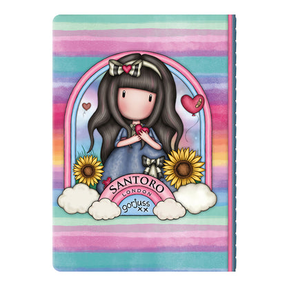 Малка тетрадка със стикери Santoro Gorjuss Be Kind To Yourself