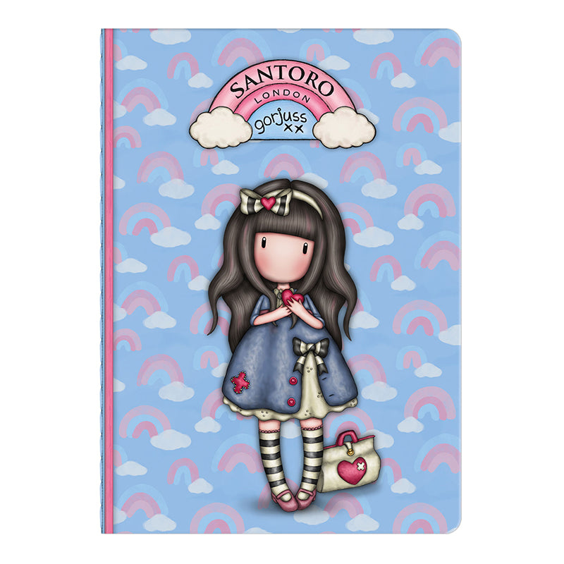 Малка тетрадка със стикери Santoro Gorjuss Be Kind To Yourself