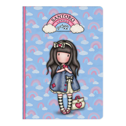 Малка тетрадка със стикери Santoro Gorjuss Be Kind To Yourself
