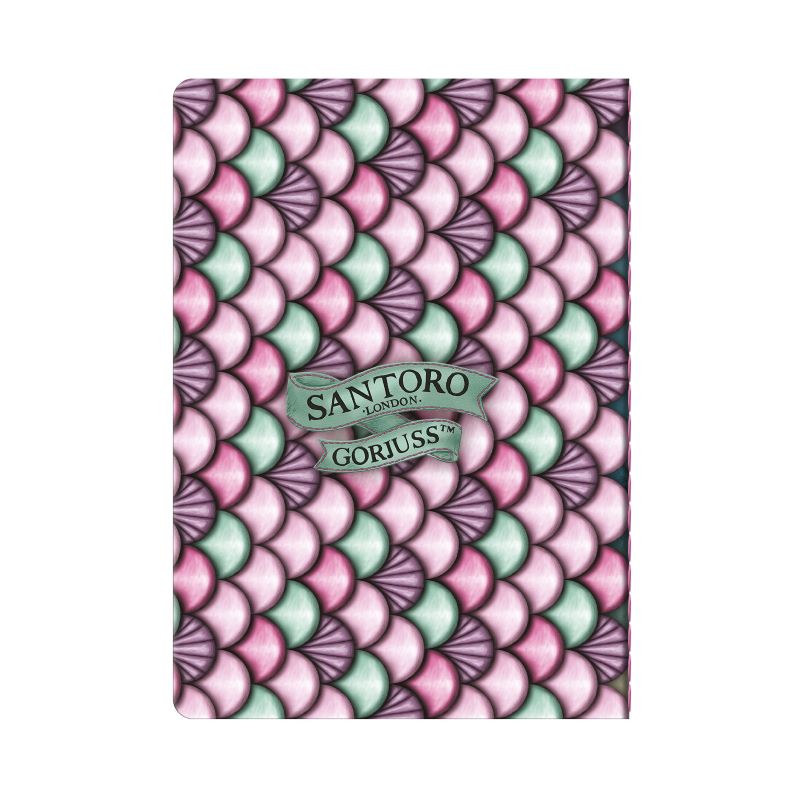 Малка тетрадка със стикери Santoro Gorjuss Making Waves - The World Is Your Oyster