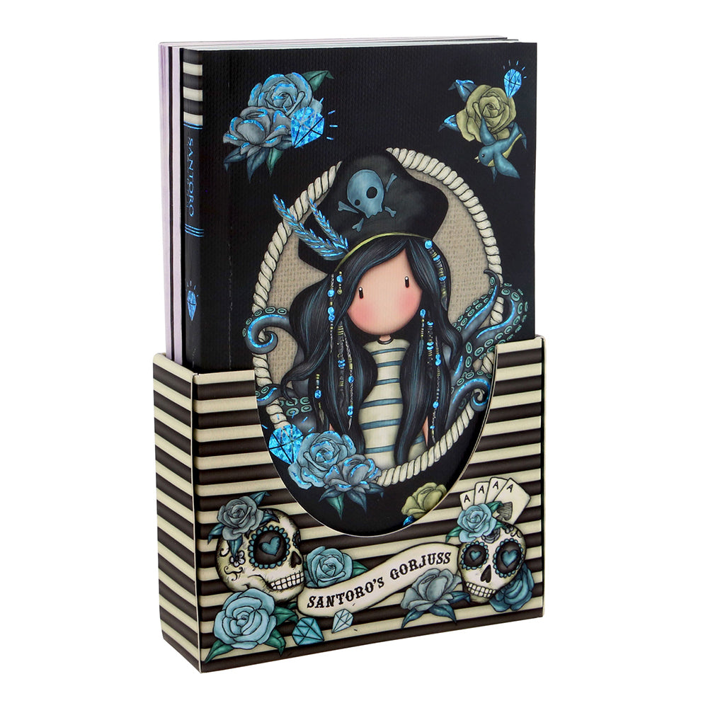 Комплект от 2 бр. тетрадки Santoro Gorjuss Sea Nixie & Black Pearl