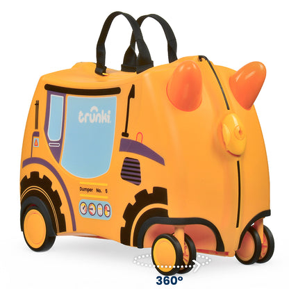 Детски куфар Trunki Doug the Digger Yellow