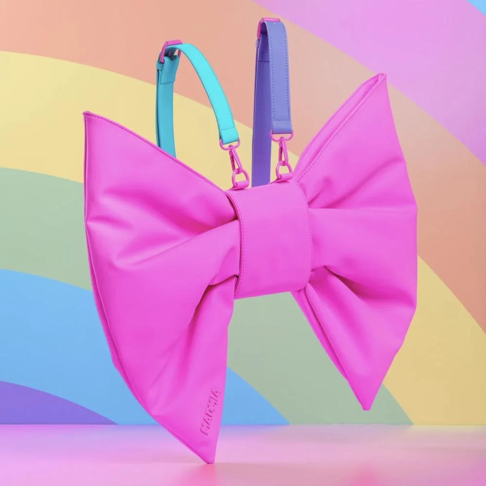 MADMIA Pink Bow Backpack – Розова раница с панделка