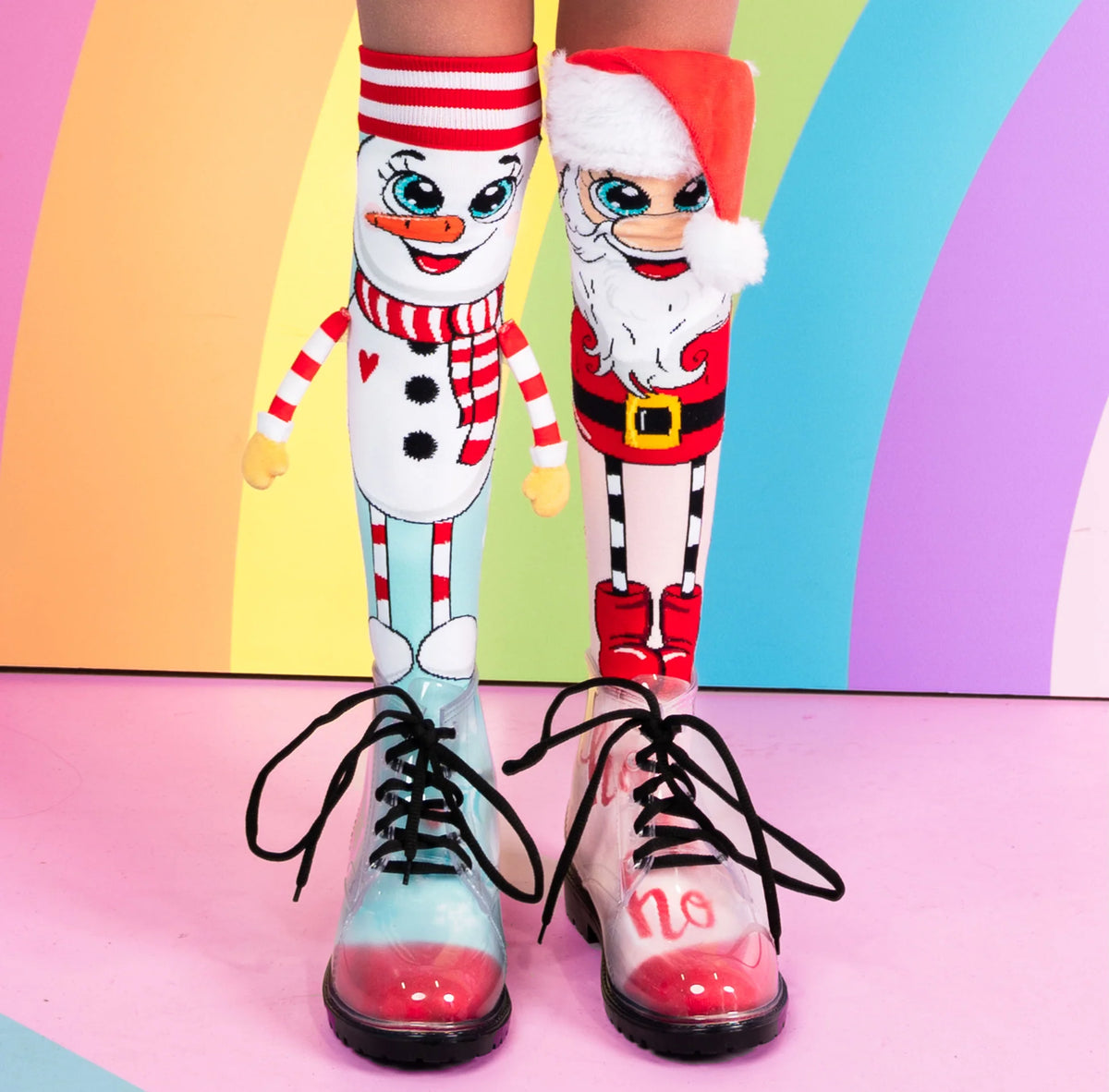MADMIA Santa & Snowman Christmas Socks – коледни чорапи