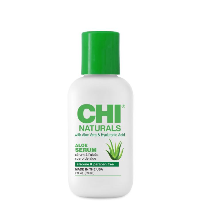 CHI Naturals Хидратиращ серум с алое вера за всеки тип коса, 59 мл