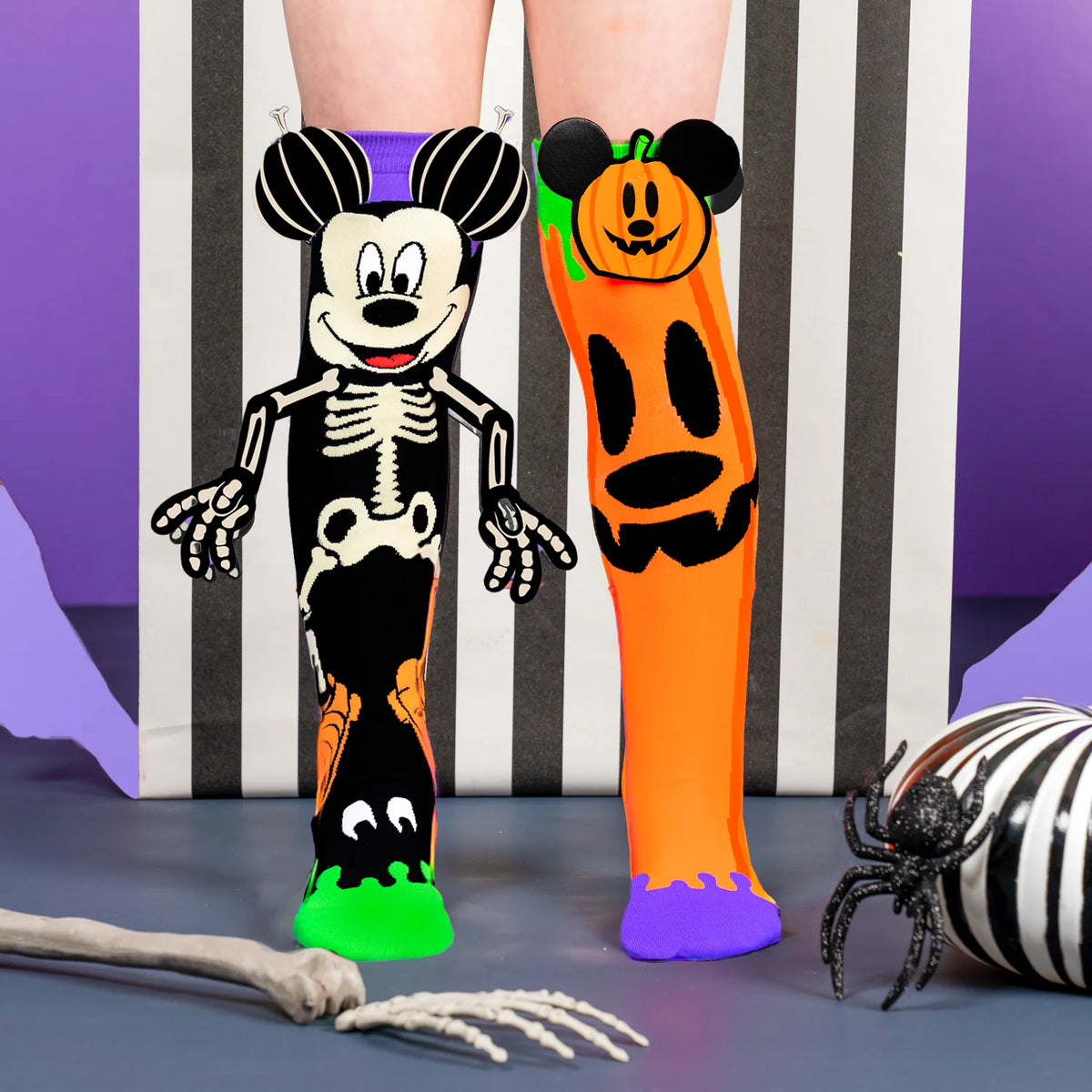 MADMIA Mickey Glow in the Dark Socks – светещи Halloween чорапи