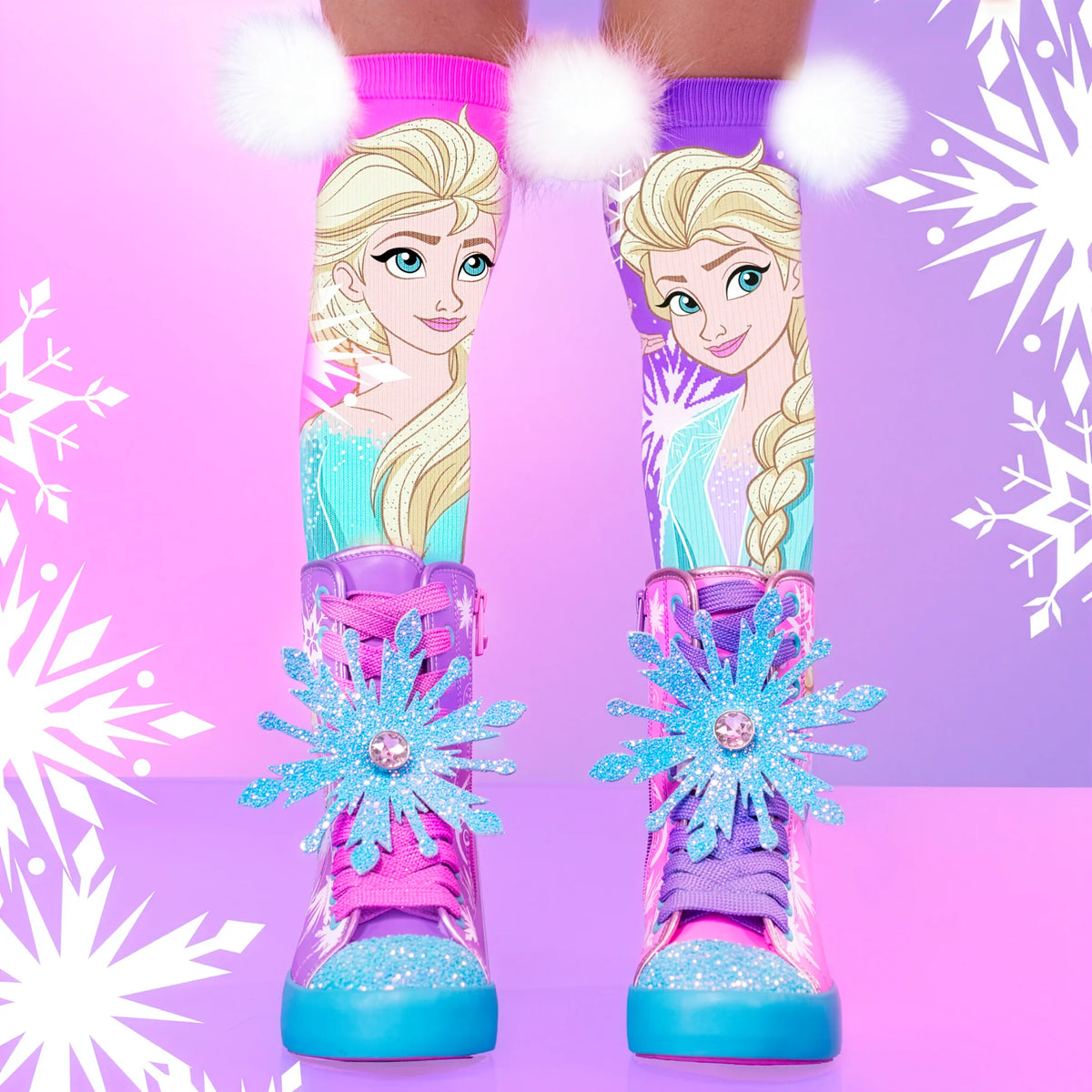 MADMIA Frozen – Детски обувки с блестящи снежинки