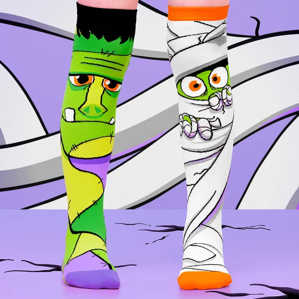 MADMIA Mummy & Franky Socks – Halloween чорапи с мумия и Франкенщайн