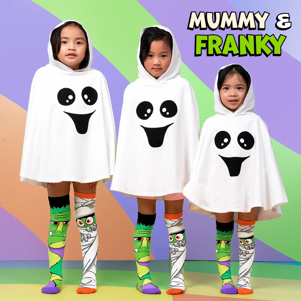 MADMIA Mummy & Franky Socks – Halloween чорапи с мумия и Франкенщайн