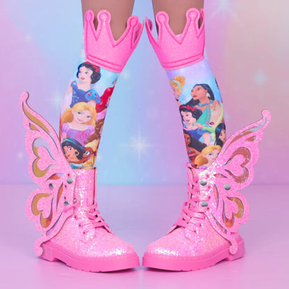 MADMIA Glitter Fairy Pink – Розови обувки с блестящи крила