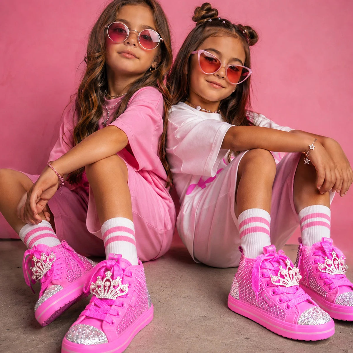 MADMIA Princess Pink – Розови високи обувки за деца и възрастни