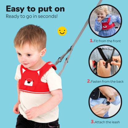 Червен Колан за Прохождане Felix Toddlepak Trunki