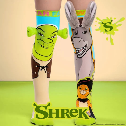 MADMIA Shrek Socks – чорапи Shrek, Donkey & Puss in Boots