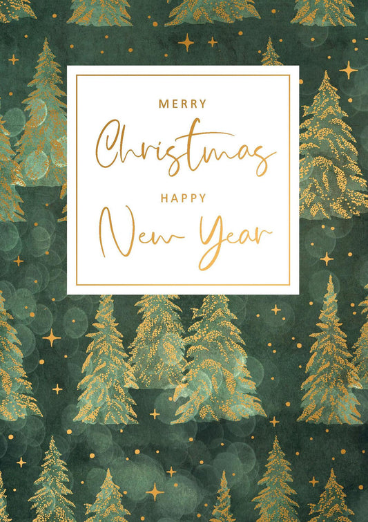 ARTIGE Поздравителна картичка, Коледна с борчета