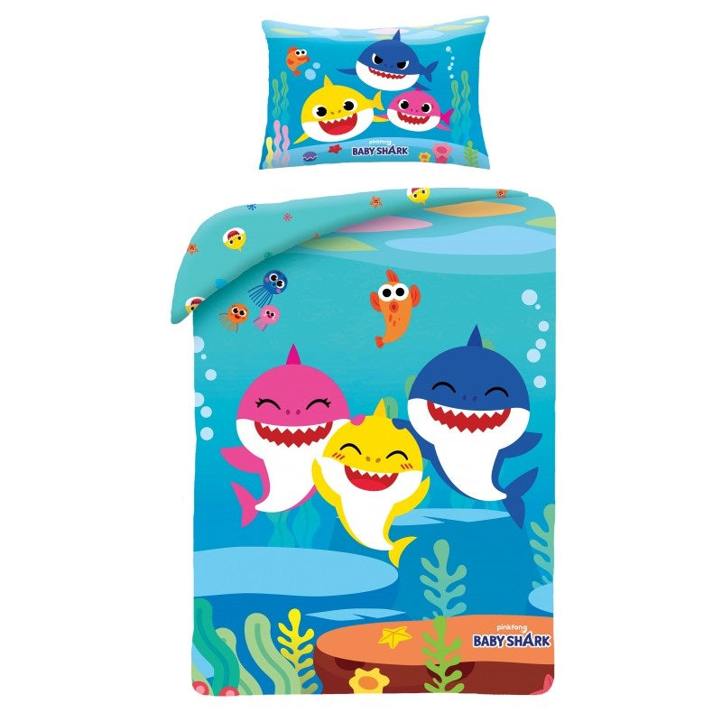 Бебешки спален комплект Baby Shark 100x135 см