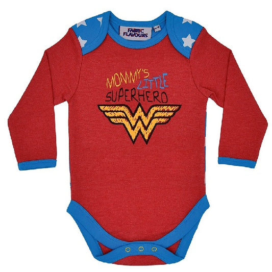 2 бр. бебешки бодита с дълъг ръкав Wonder Woman
