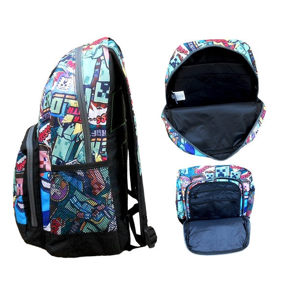 Раница Minecraft мултиколор