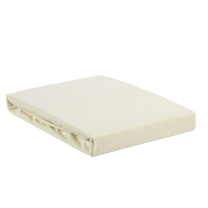 Долен чаршаф единичен ранфорс екрю