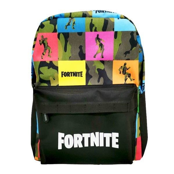 Ученическа раница Fortnite electric dance с преден джоб  с капак