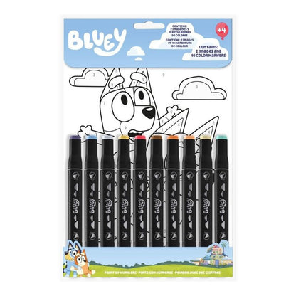 Комплект оцветяване по номера Bluey