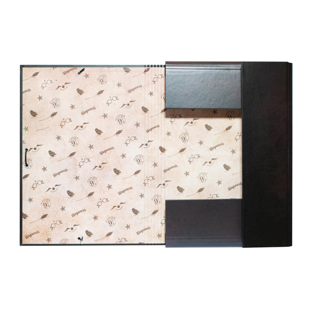 Harry Potter Gold папка с ластици