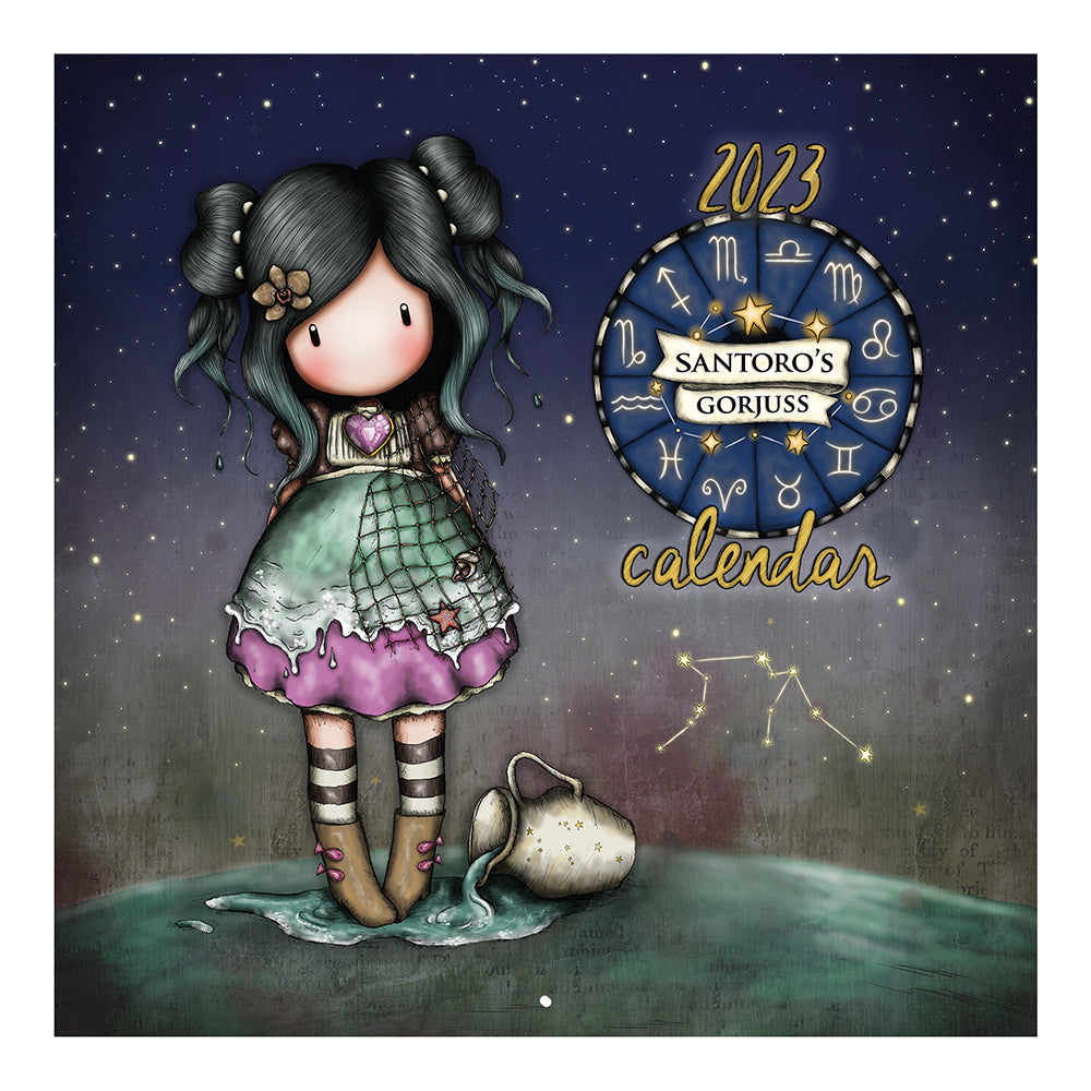 Стенен календар за 2023 г Santoro Gorjuss Zodiac