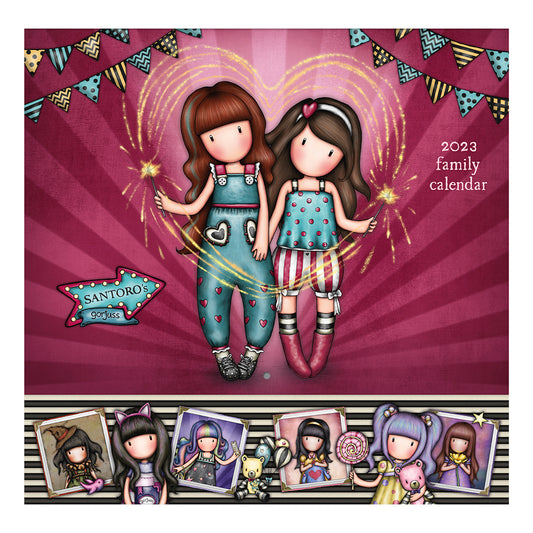 Семеен календар за 2023 г Santoro Gorjuss Fireworks