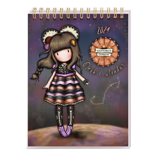 Настолен календар за 2024 г Santoro Gorjuss Zodiac Constellations