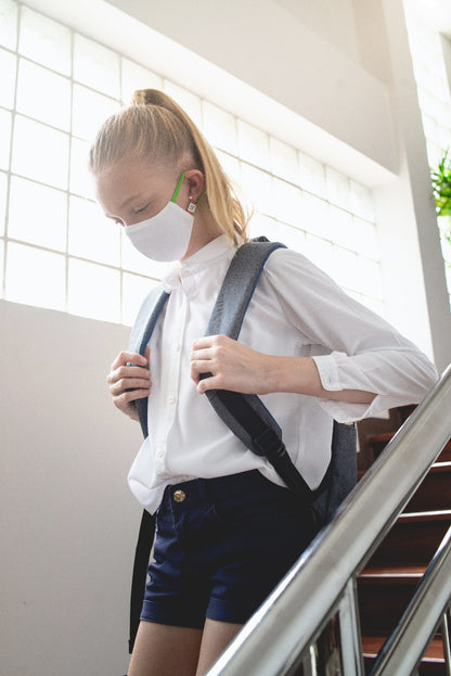 Детска маска - GQWhite (Yel/Gre), 4 - 9 години