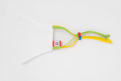 Детска маска - GQWhite (Yel/Gre), 4 - 9 години