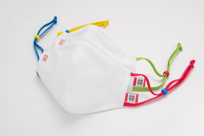 Детска маска GQWhite (Blu/Red), 4 - 9 години