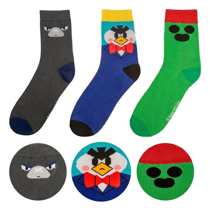 Чорапи Brawl Stars,Crow & Mr.P