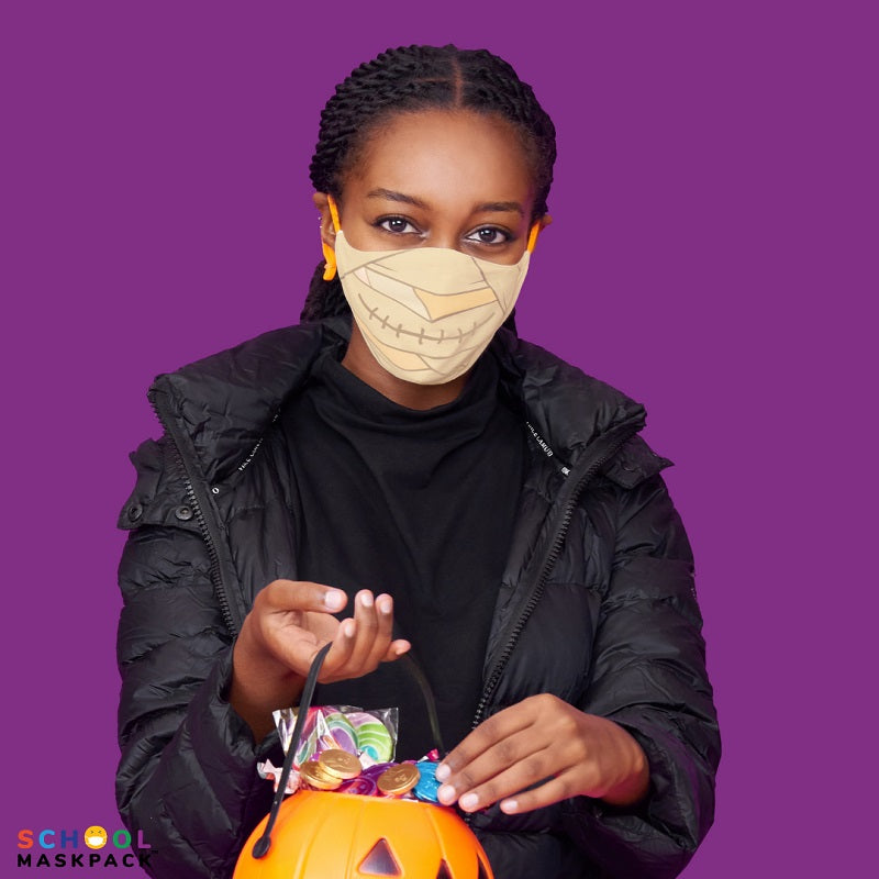 Crayola™ Adults Halloween, маски за лице за тийнейджъри, учители и възрастни, в сет, 5 броя