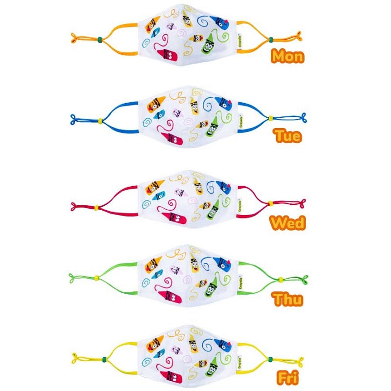 Crayola™ Kids Craymoji, детски маски за лице в сет, 5 броя