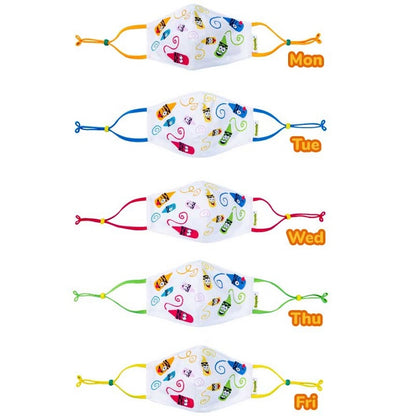 Crayola™ Kids Craymoji, детски маски за лице в сет, 5 броя