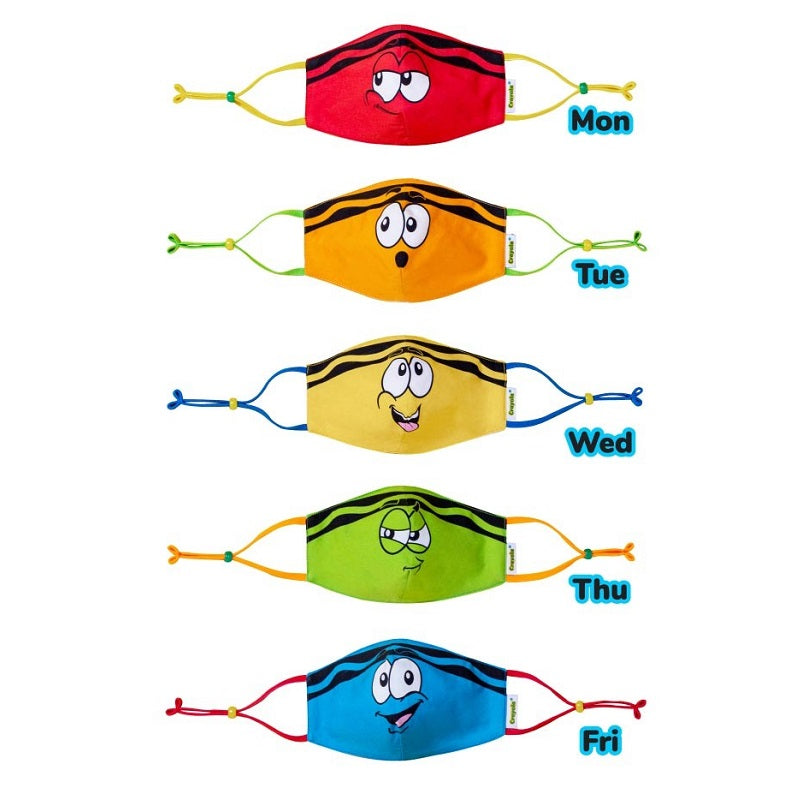 Crayola™ Kids Tip Faces, детски маски за лице в сет, 5 броя