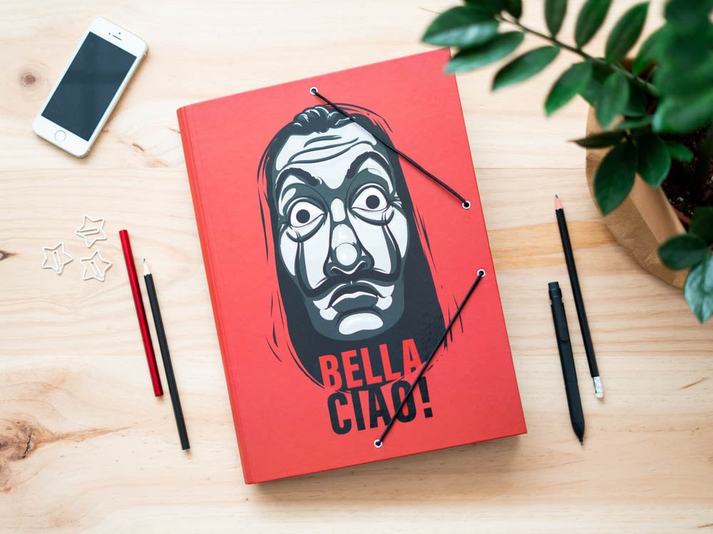 LA CASA DE PAPEL папка с ластици