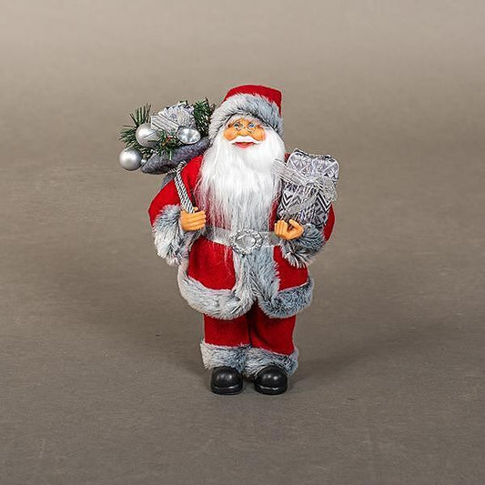 EUROLAMP Дядо Коледа, червен, 30см