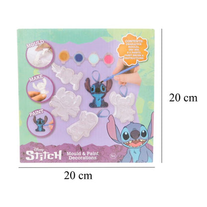 Гипсови фигурки за оцветяване Stitch, 5 бр., направи си сам